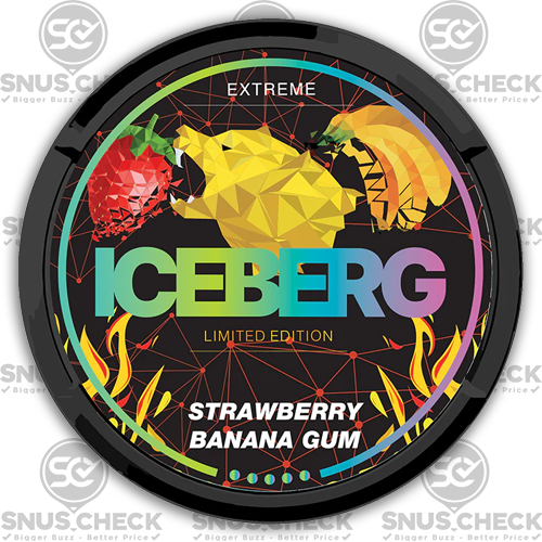 ICEBERG Strawberry Banana Gum